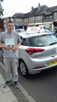 Driving Instructor Collier Row Secures First Time Pass