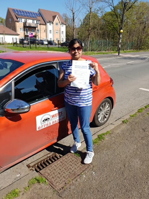 Driving School Harold Hill another very happy customer