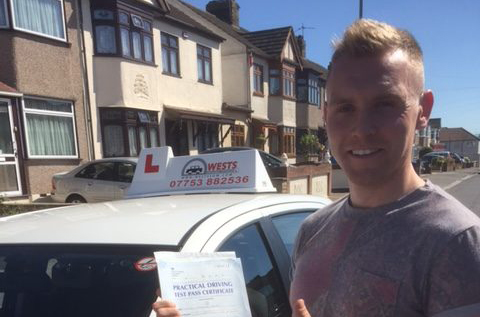 Cathal-Crowe-passed-with-Wests-School-of-Motoring-essex