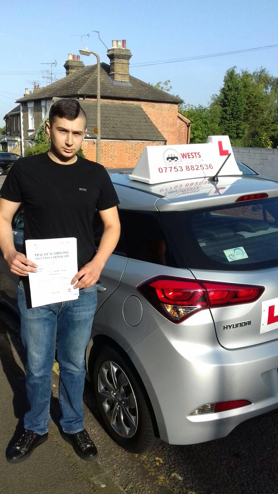 Driving lessons Collier Row